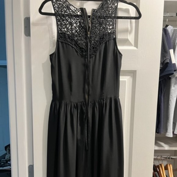 Ulla Johnson Black Calista Crochet Silk Casual Maxi Dress - Picture 4 of 7